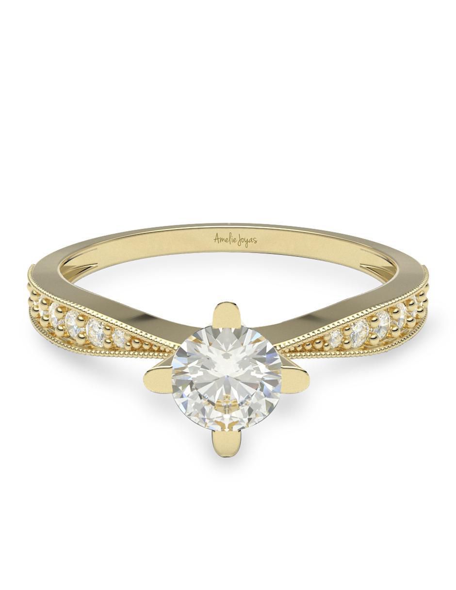 Anillo de compromiso 14 k 1