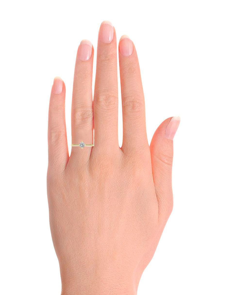 Solitario 14 k Enmir diamante 2