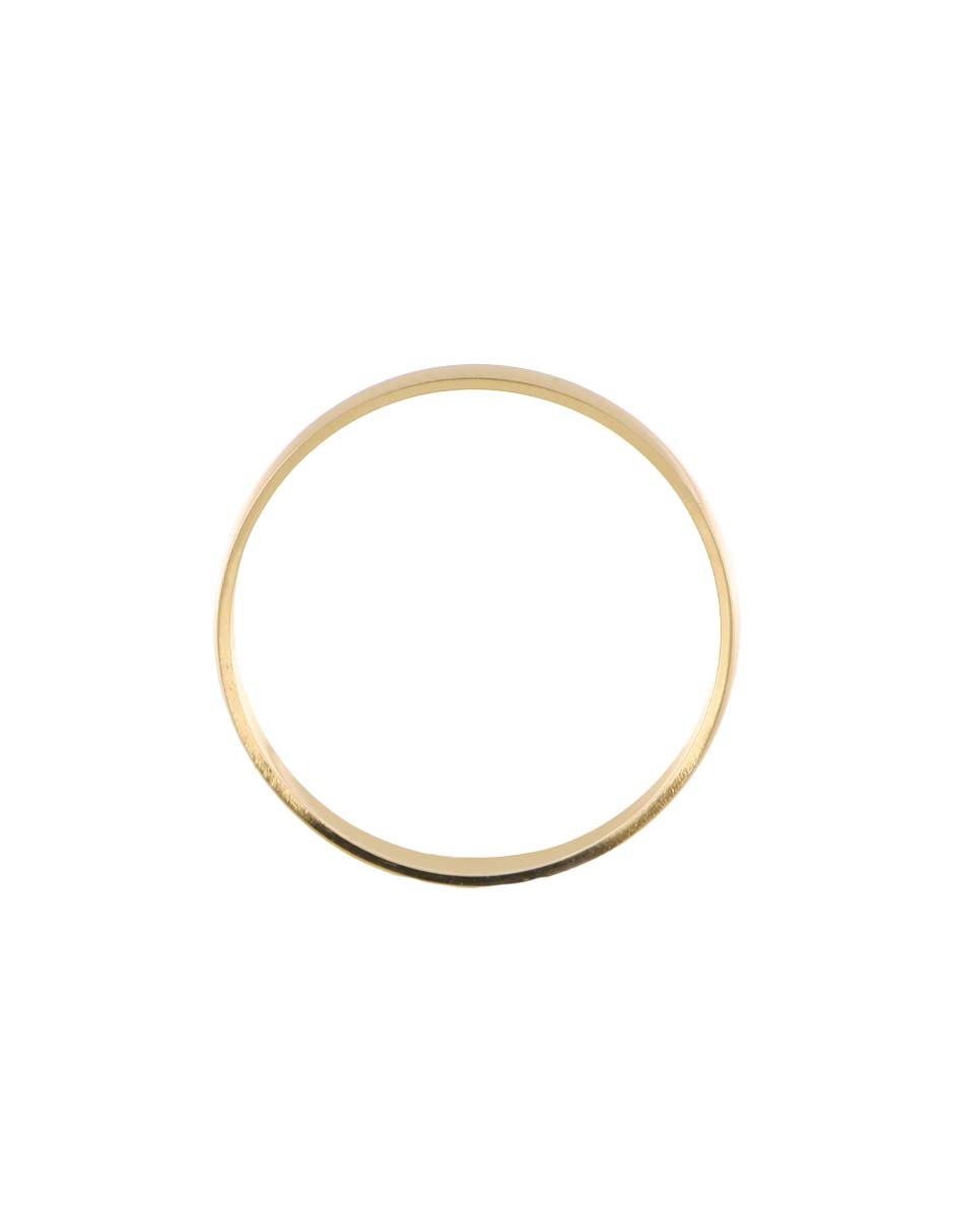 Argolla de oro amarillo 14 k