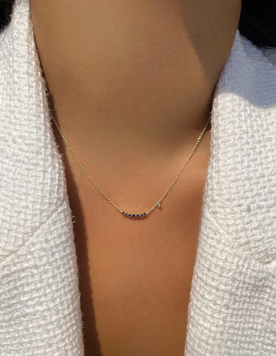 Collar de oro amarillo 14 K