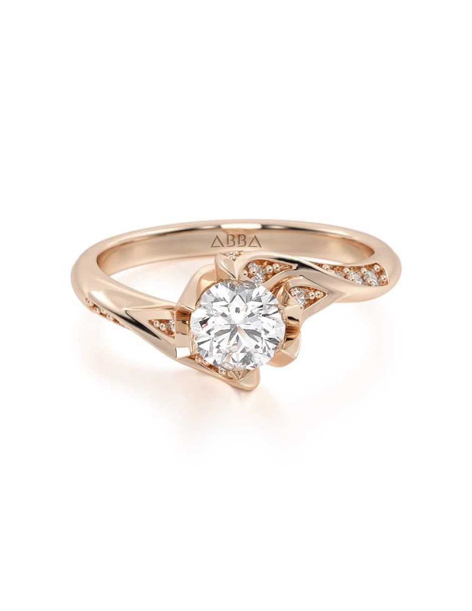 Anillo de compromiso 14 k Anillo de compromiso 14 k