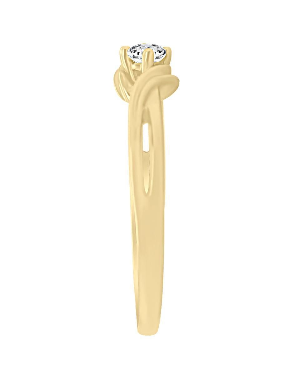 Solitario 14 k Maka diamante 3