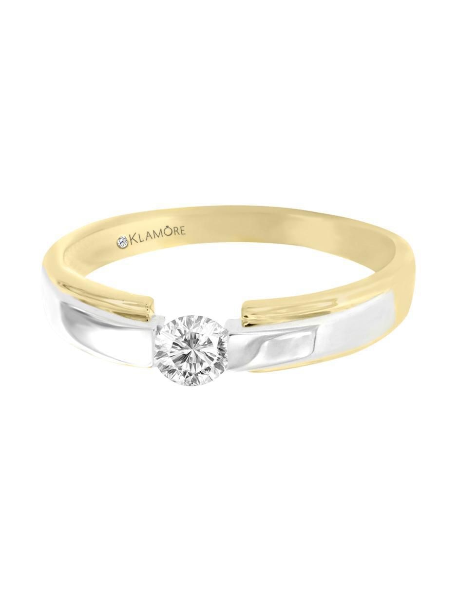 Solitario 14 k Creati diamante