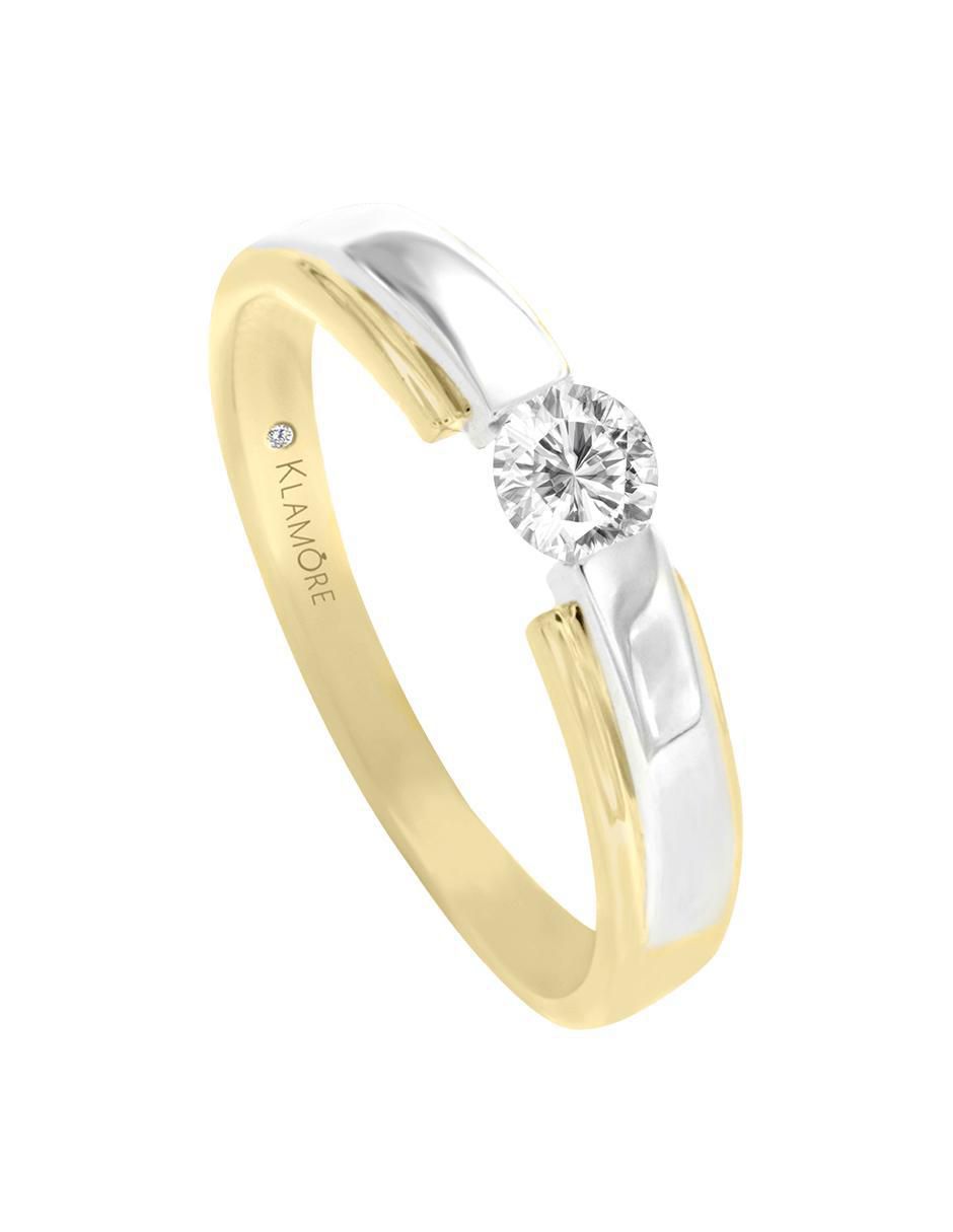Solitario 14 k Creati diamante 4