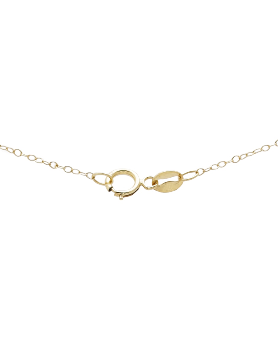 Collar de ovalado de oro 14 K