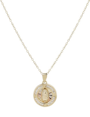 Collar circular de oro 14 K Collar circular de oro 14 K