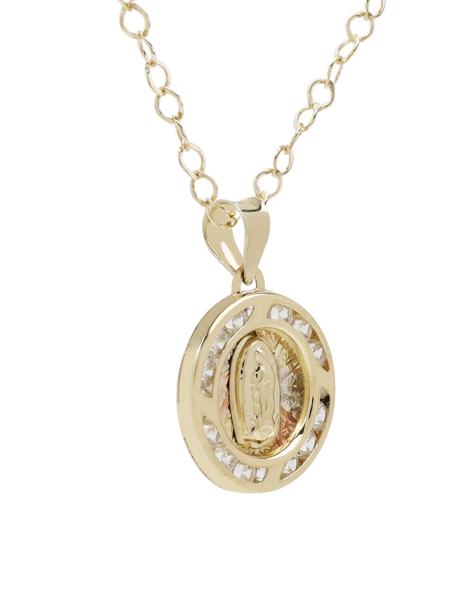 Collar circular de oro 14 K 3