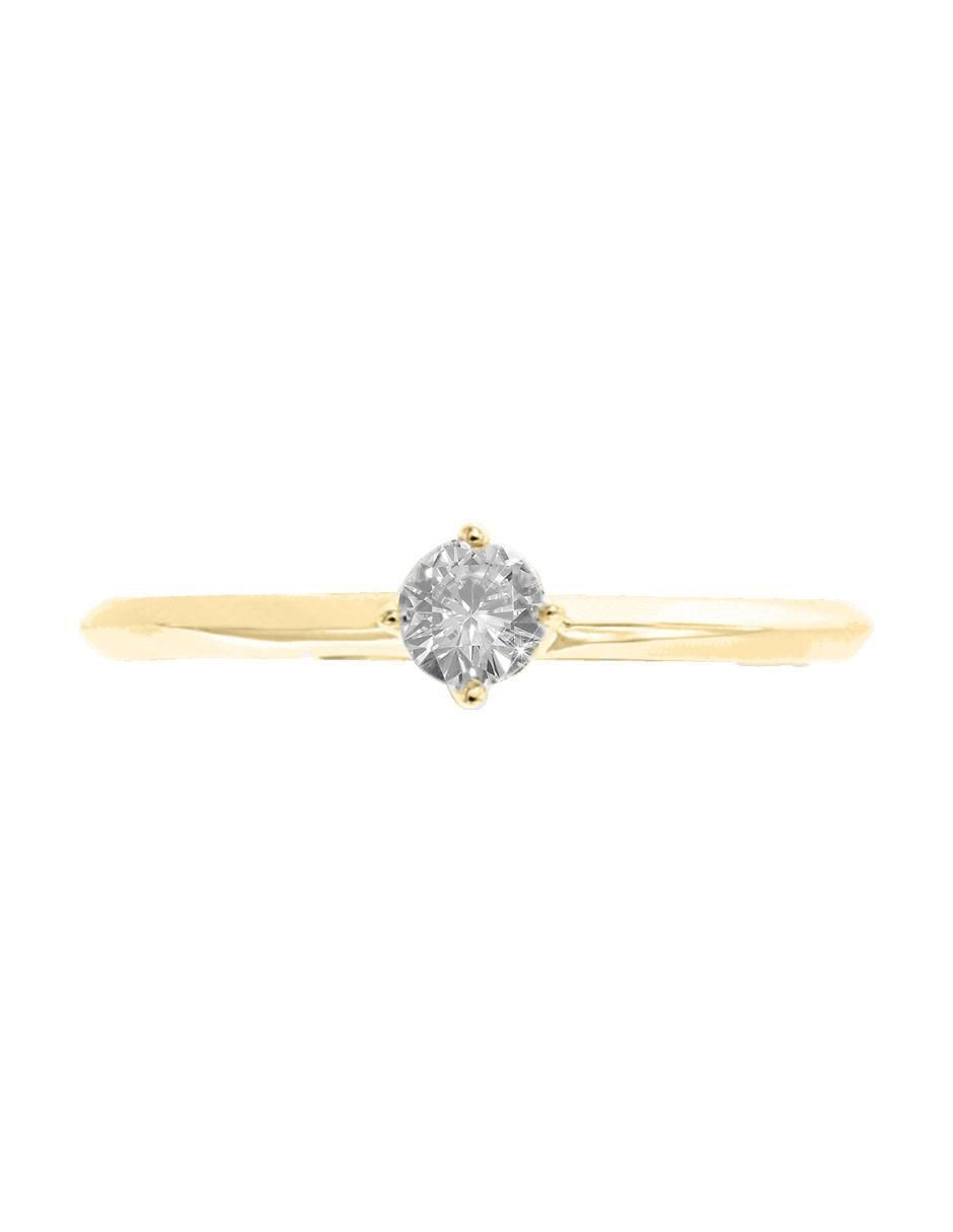 Solitario 14 k Nabile diamante Solitario 14 k Nabile diamante
