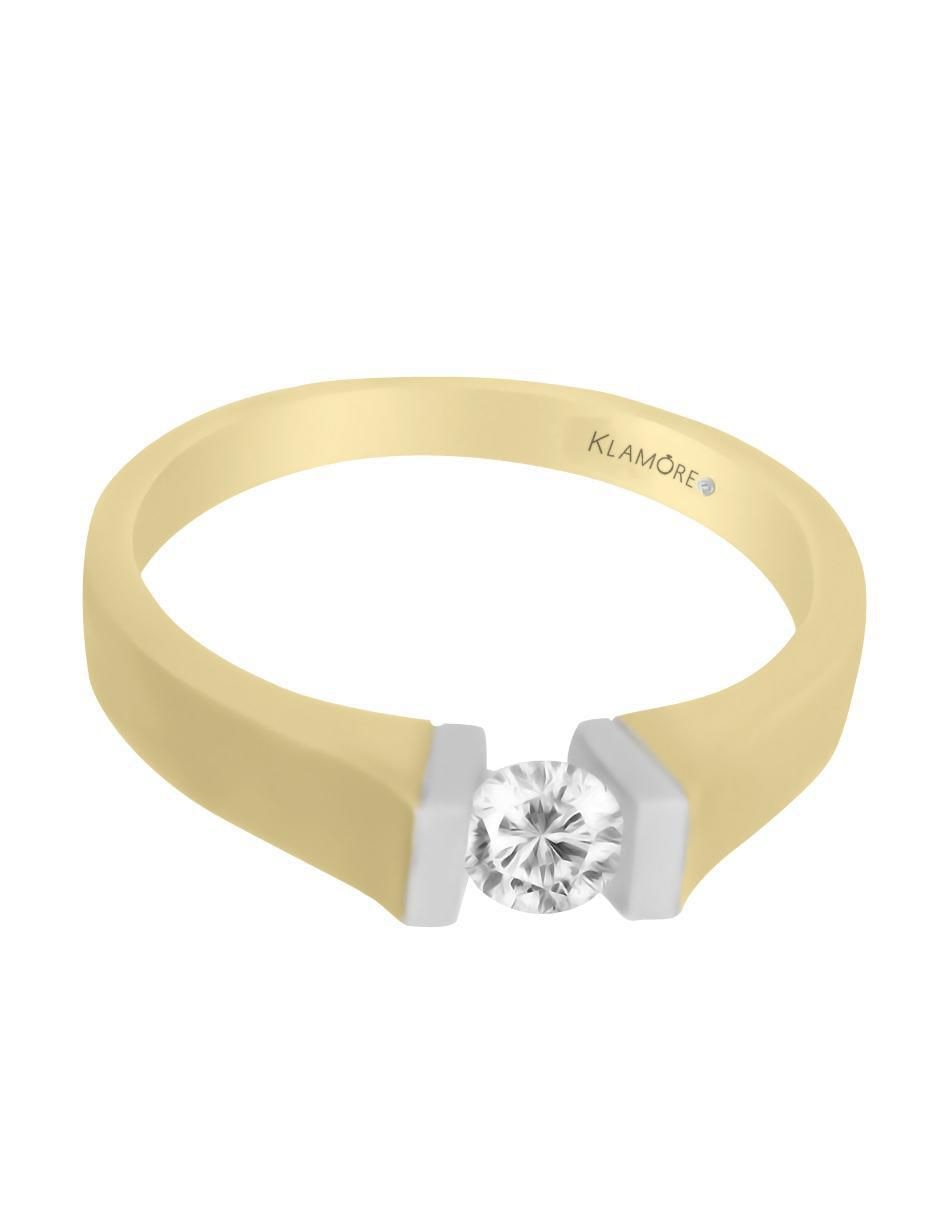 Solitario 14 k Fame diamante Solitario 14 k Fame diamante