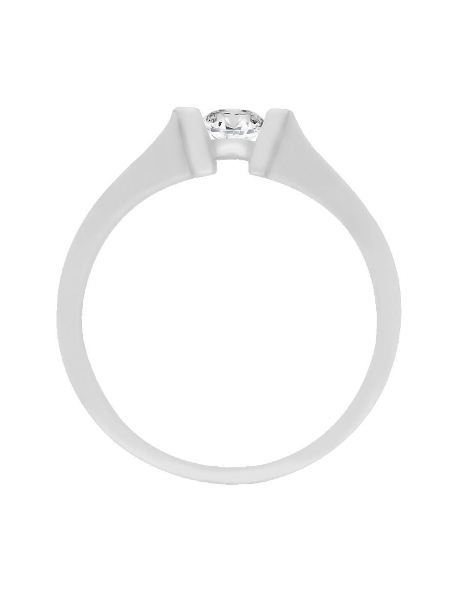 Solitario 14 k Fame diamante 2