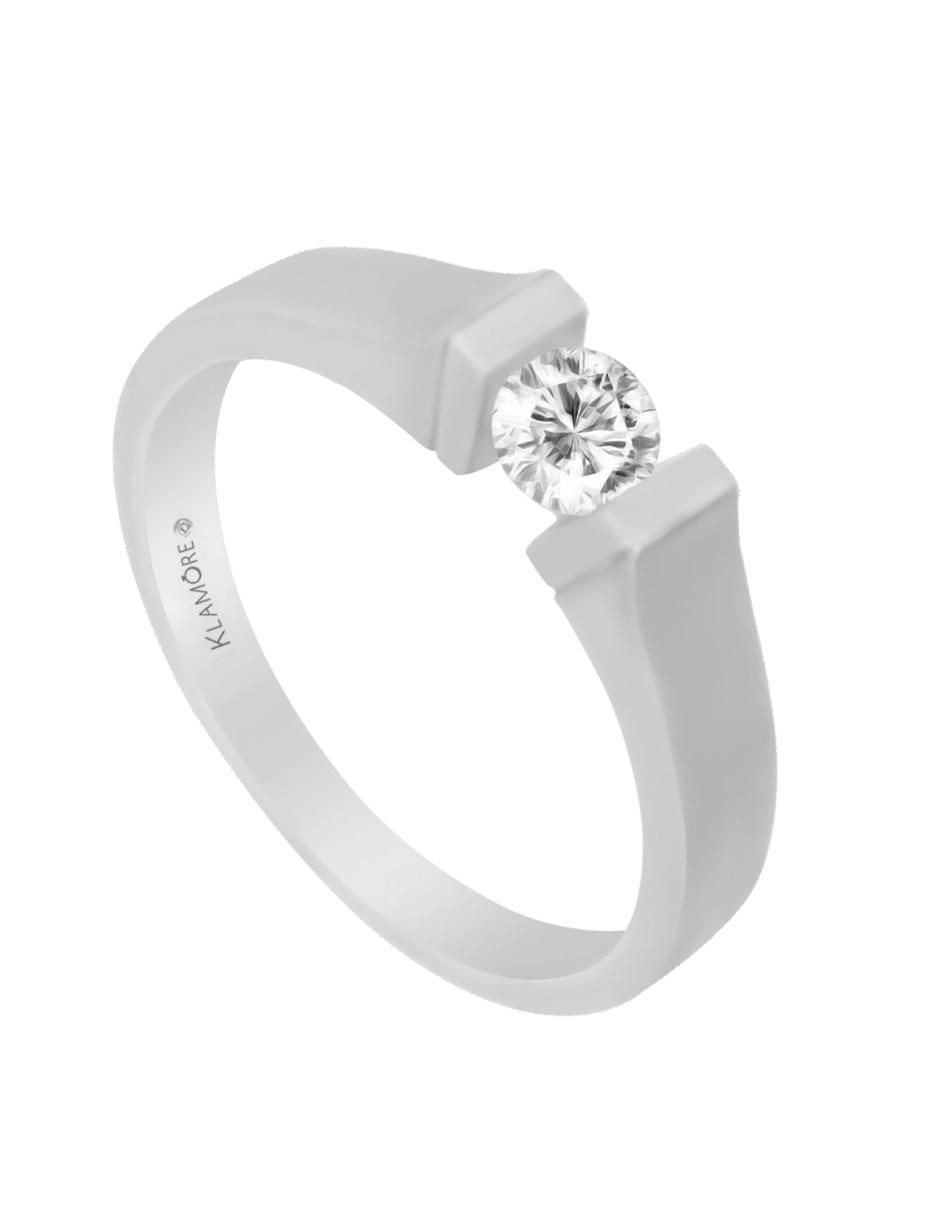 Solitario 14 k Fame diamante 3