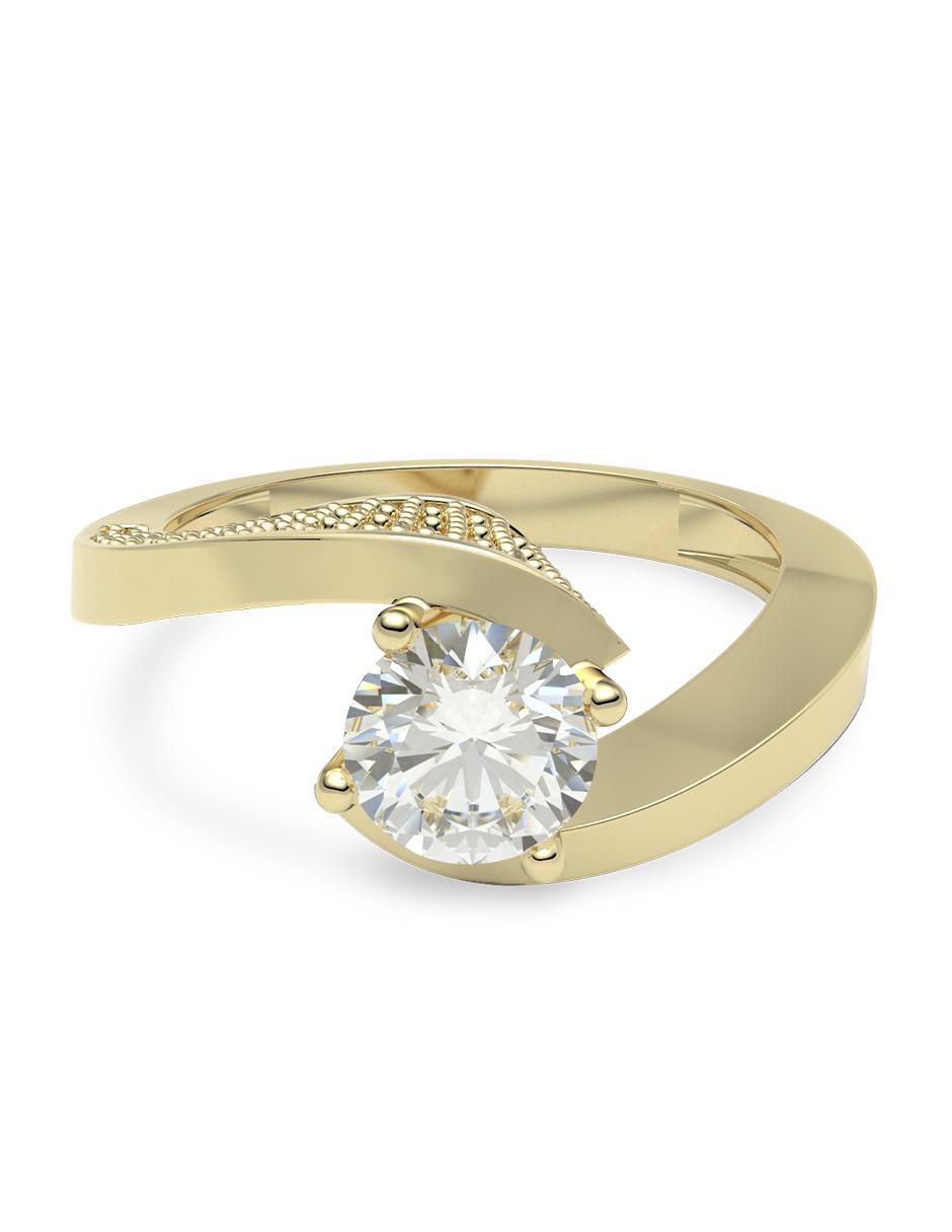Anillo de compromiso 14 k