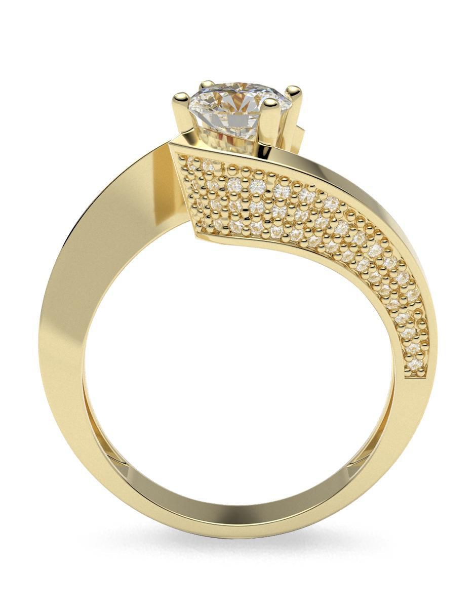 Anillo de compromiso 14 k 4