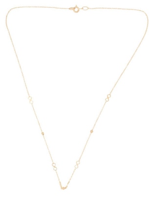 Gargantilla de infinito de oro 14 K