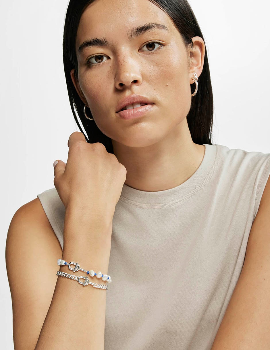 Pulsera Manifesto con acabado liso 6