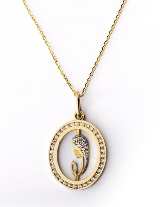 Collar ovalado Argo Joyeros de oro 14 K