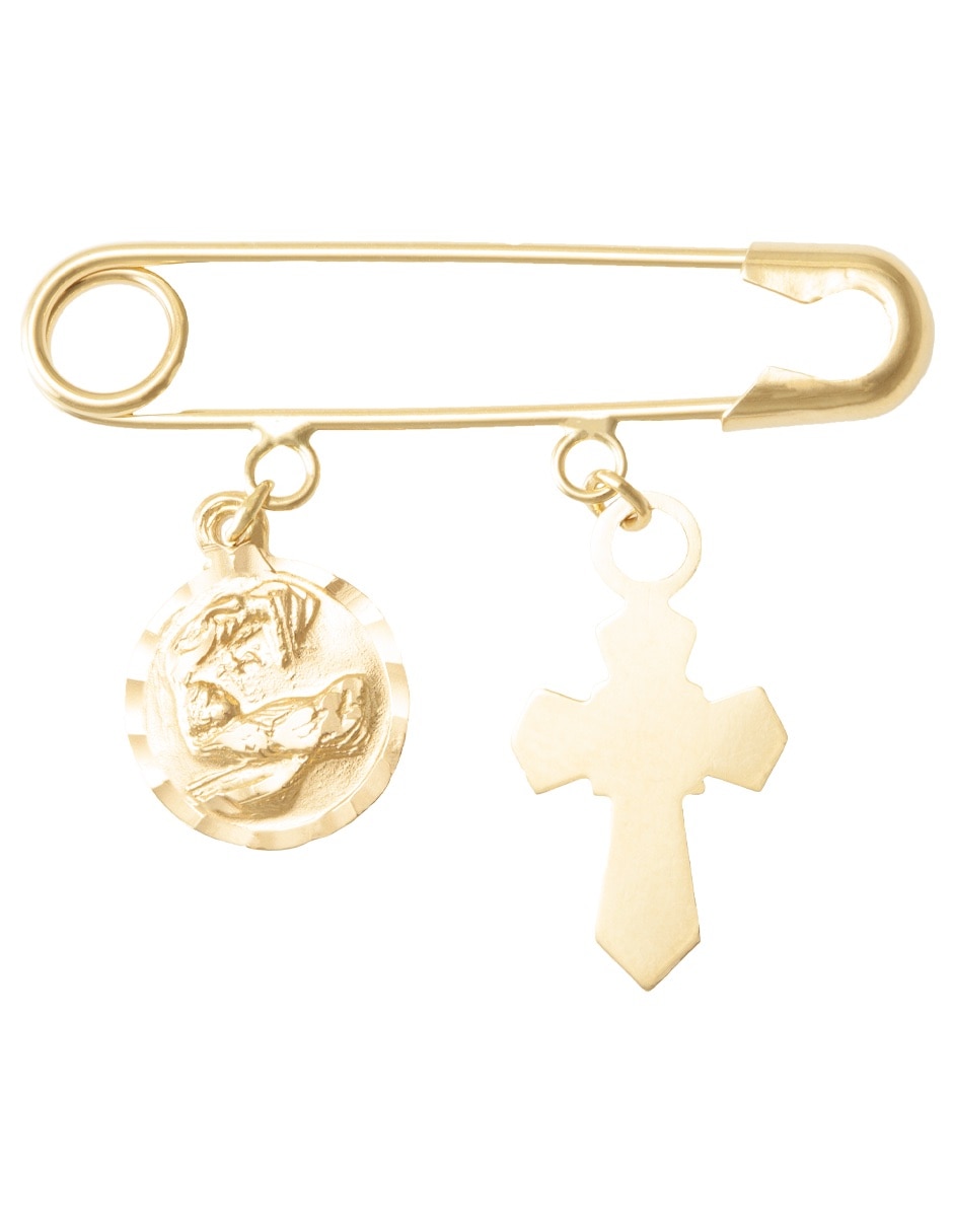 Dije de seguro de oro 14 K
