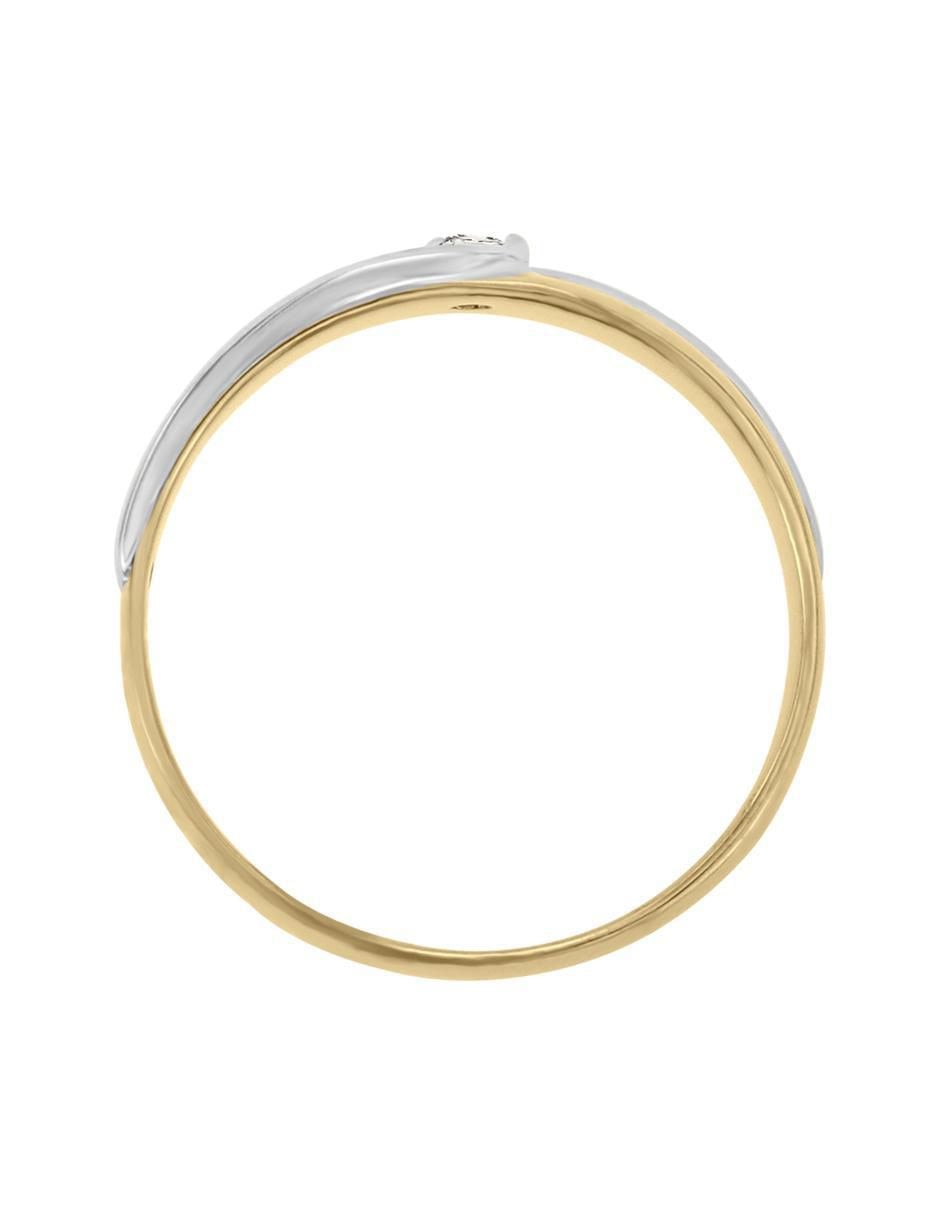 Argolla 14 k Tabita diamante 5