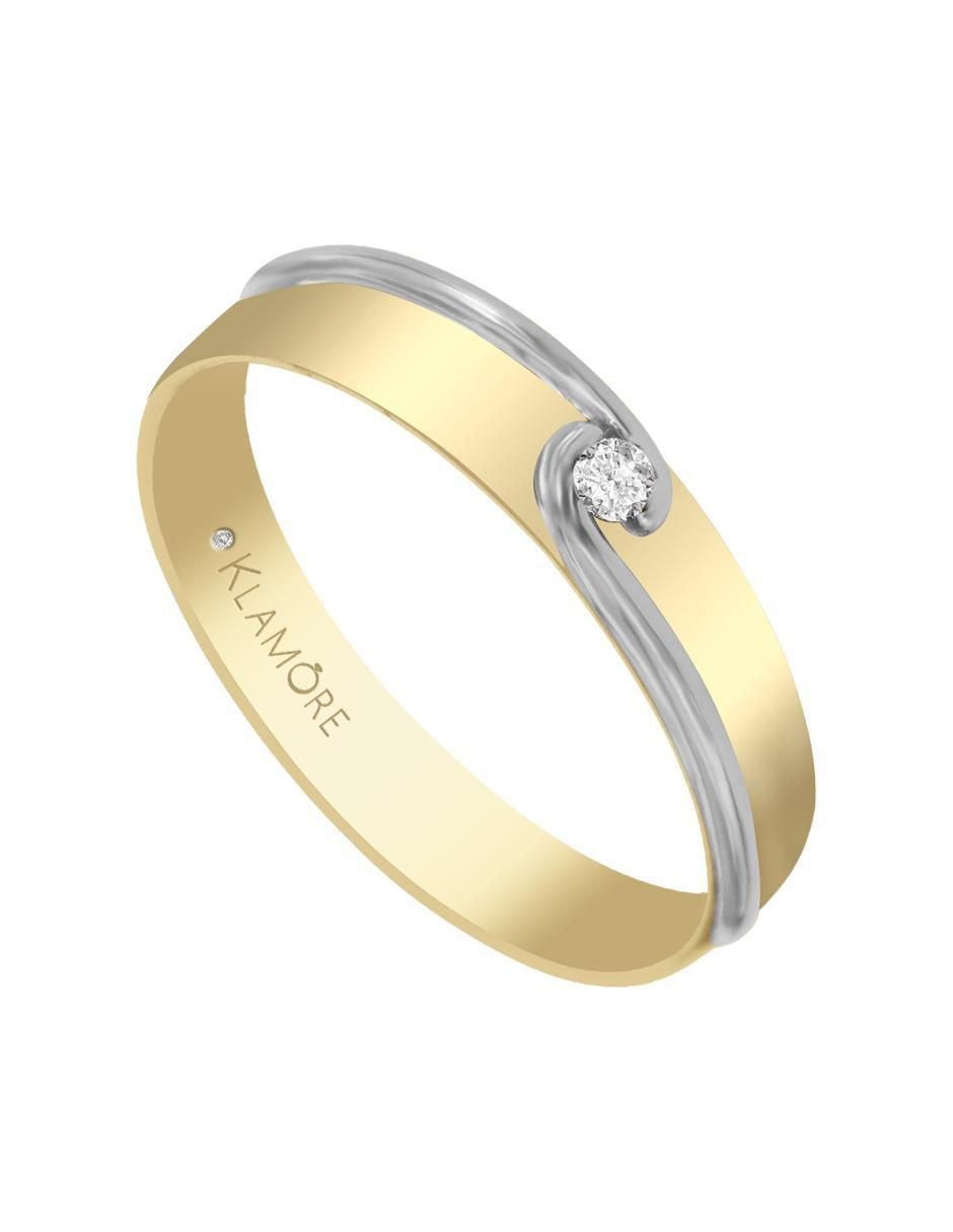 Argolla 14 k Tabita diamante 4