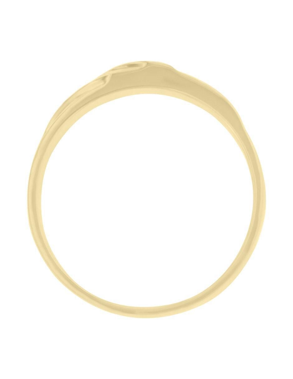 Argolla 14 k Treccia diamante 3