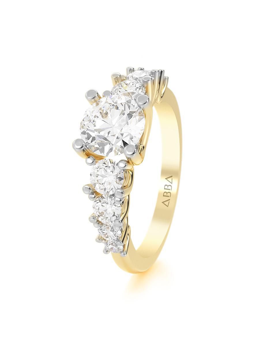 Anillo de compromiso 14 k 6