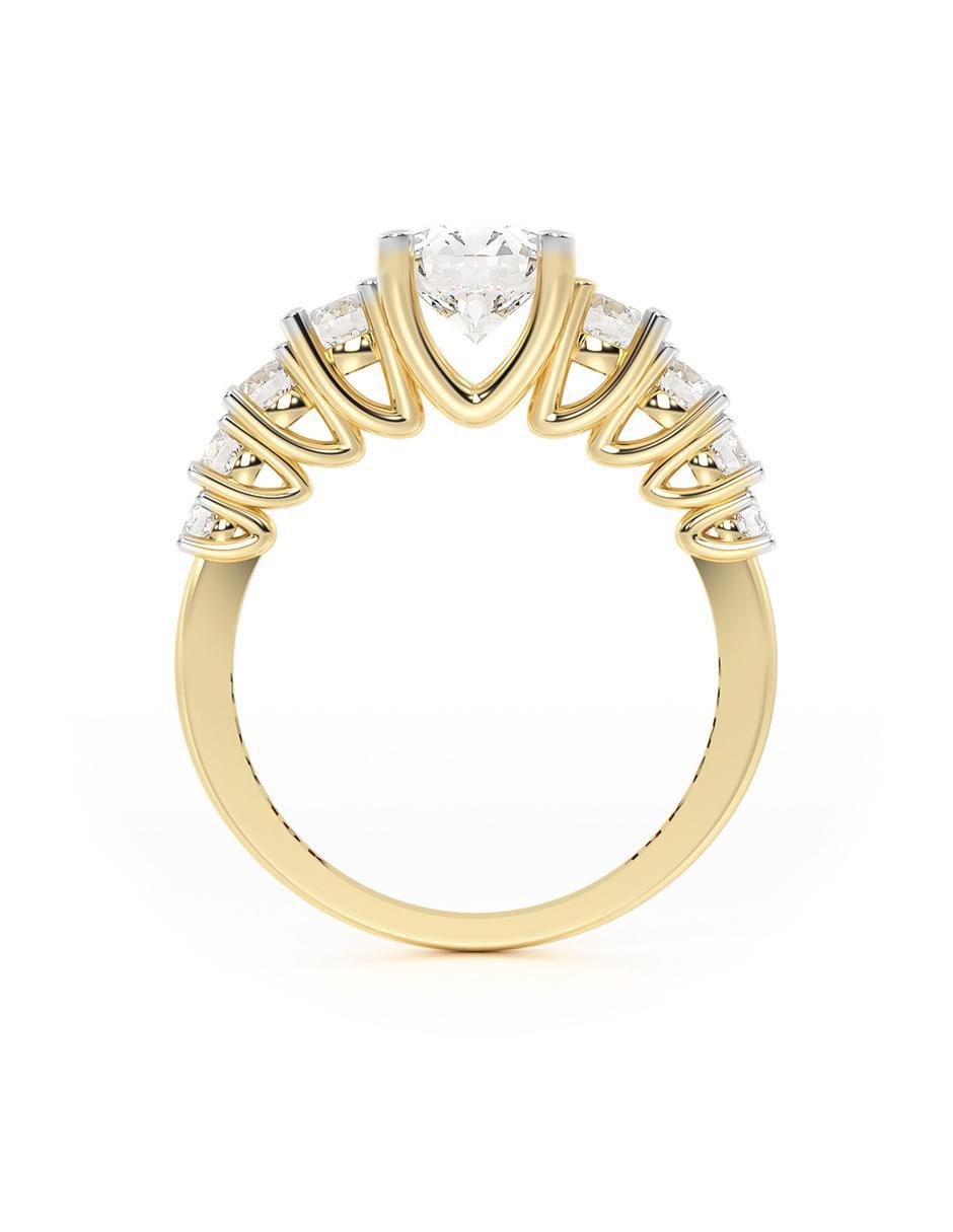 Anillo de compromiso 14 k 5