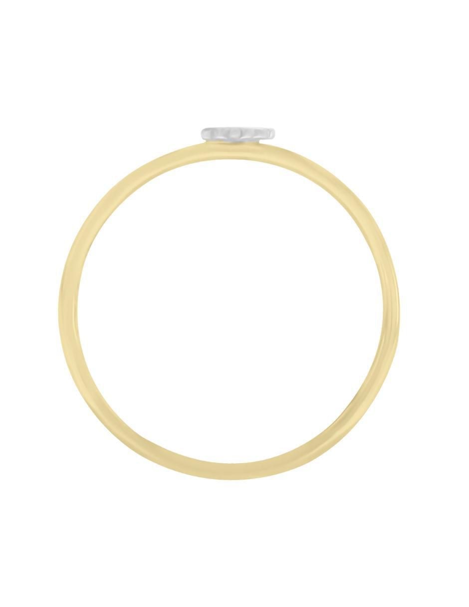 Anillo de trébol Trébol De La Suerte 14 k de oro pulido 5