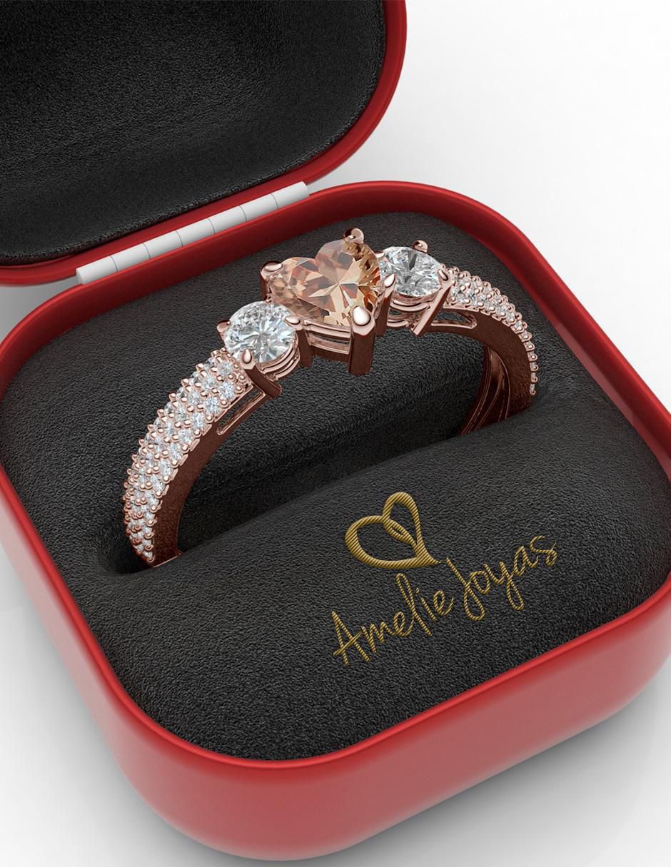 Anillo de compromiso 14 k 2