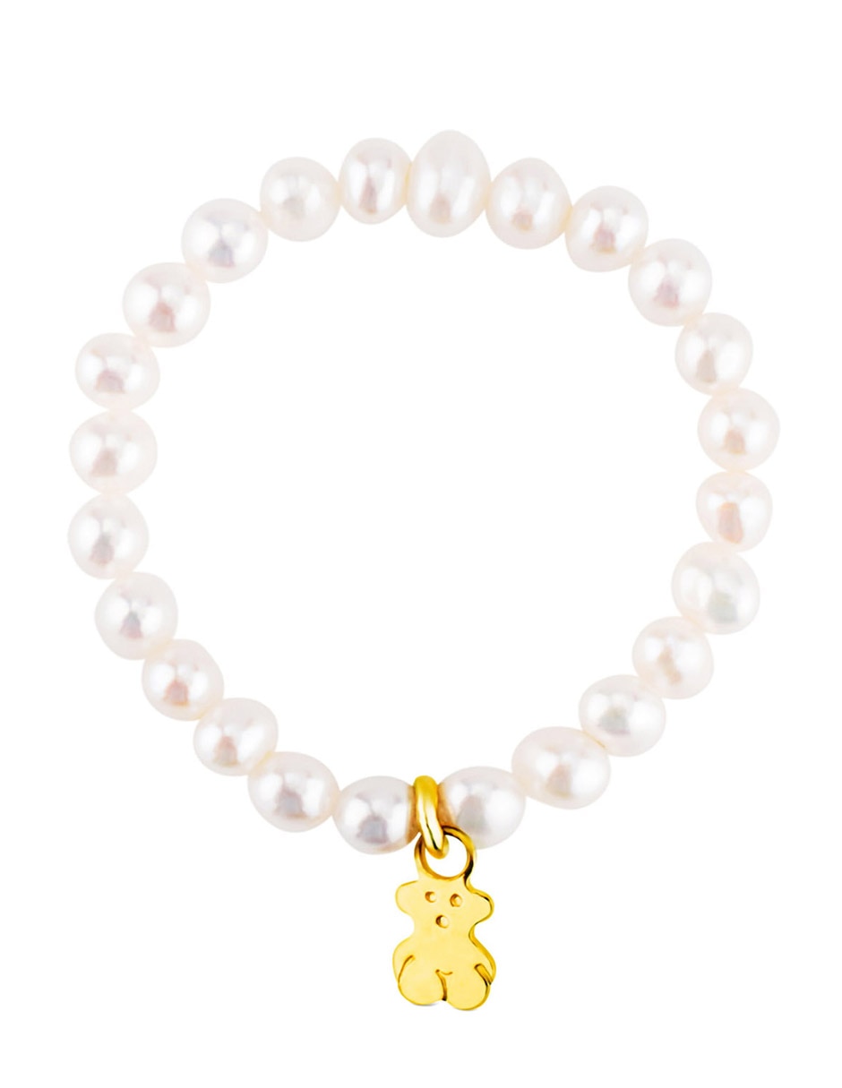Anillo Pearls de oro amarillo 18 K perla aperlado 3