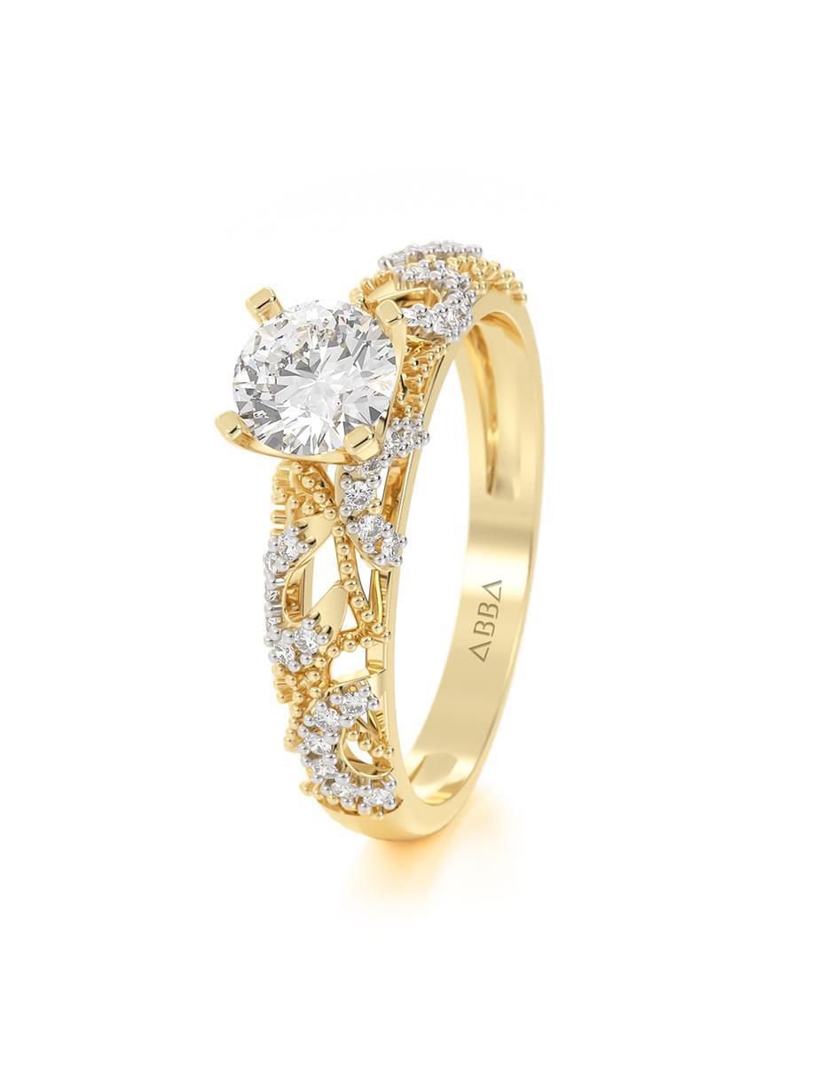 Anillo de compromiso 14 k 6