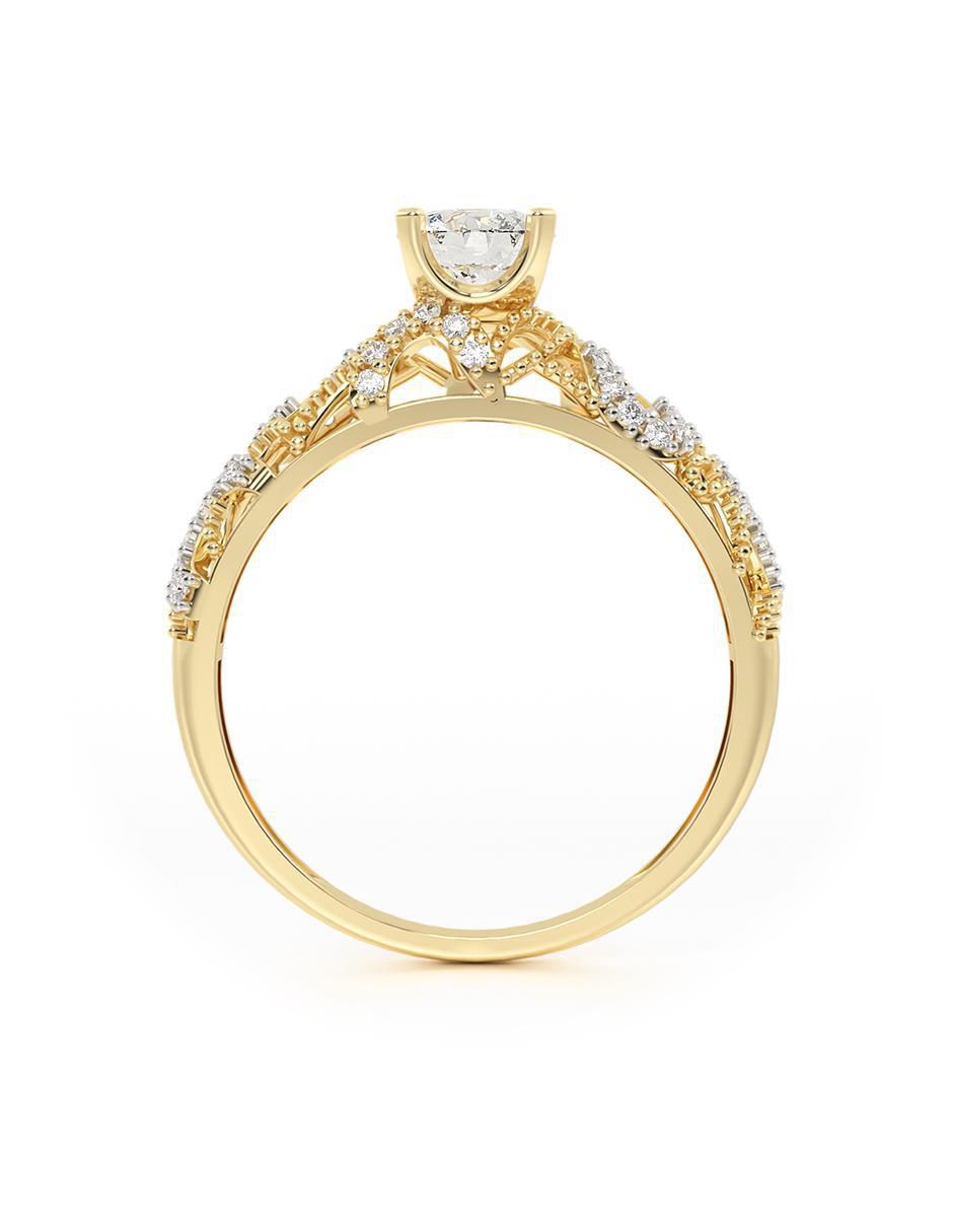 Anillo de compromiso 14 k 5