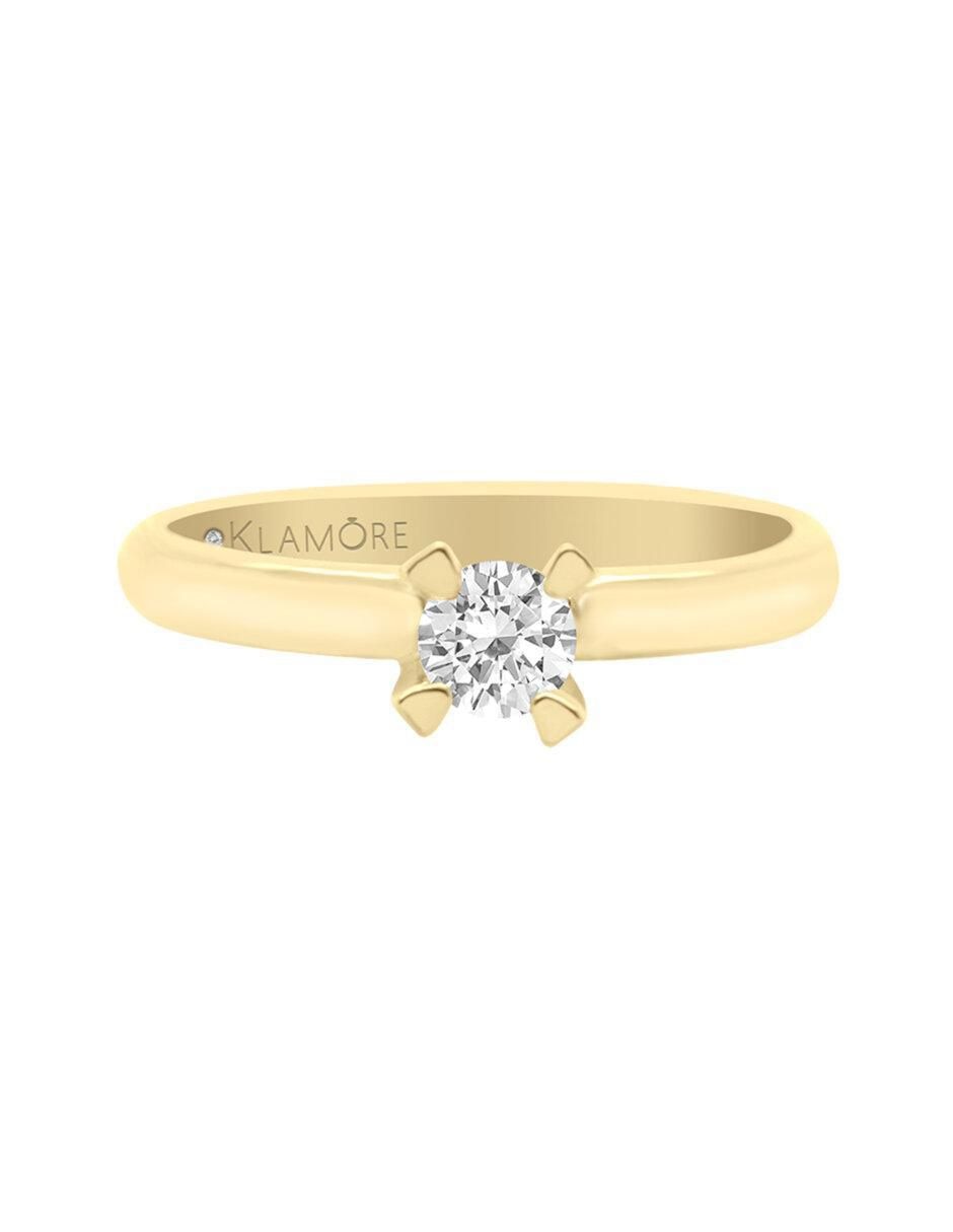 Solitario 14 k Celis diamante Solitario 14 k Celis diamante