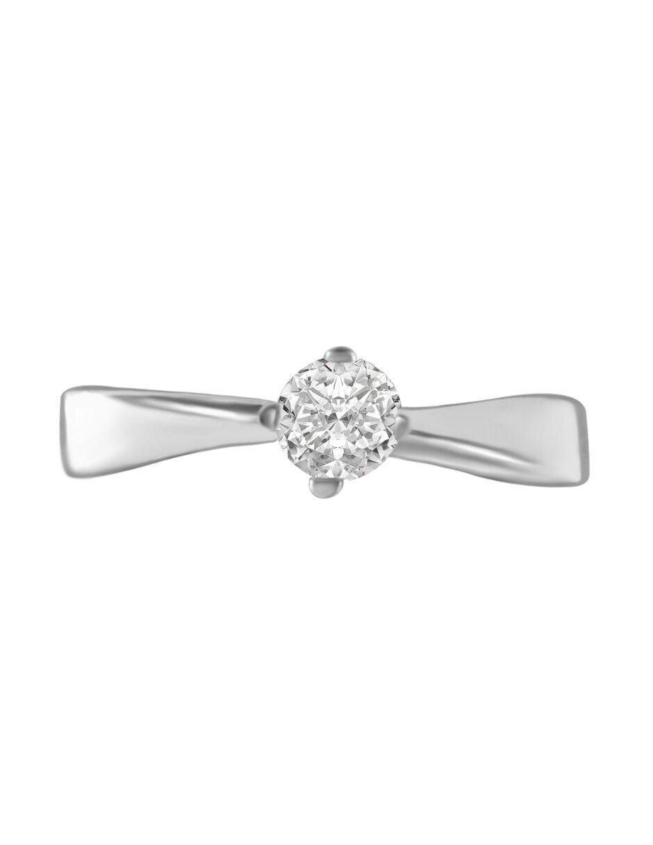 Solitario de oro 14 k Daila diamante 1