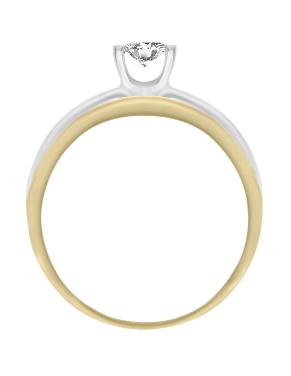 Solitario 14 k Desire diamante 3