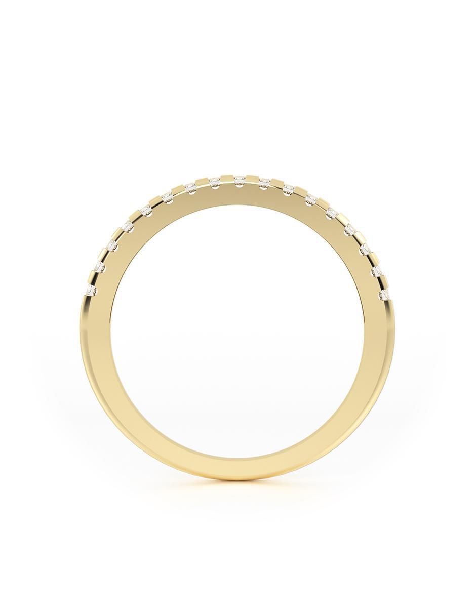 Churumbela de oro 14 k abba joyas zirconia