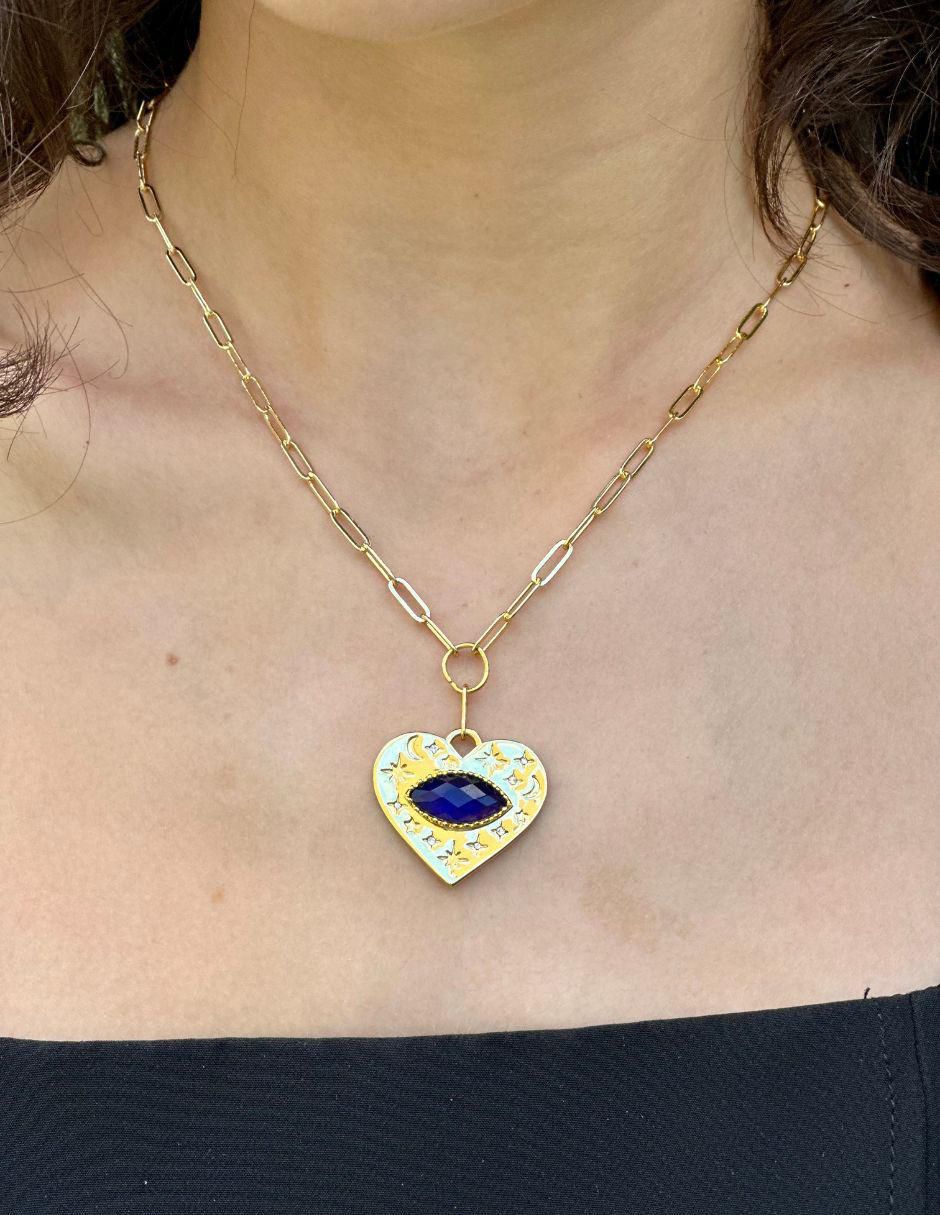 Collar de corazón 4