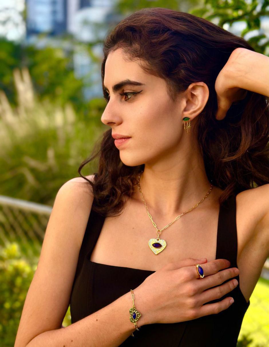 Collar de corazón 6