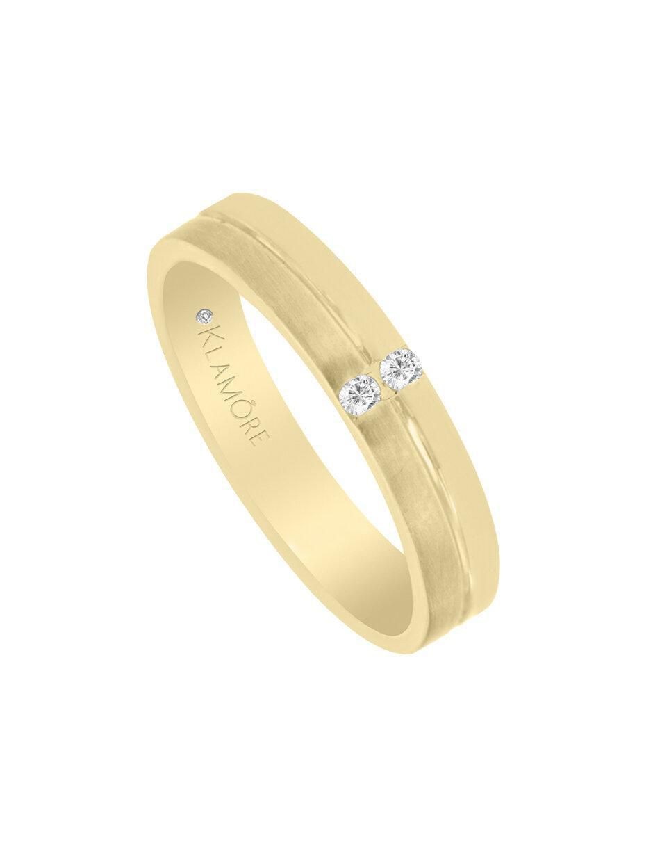Argolla 14 k Carlee diamante 2