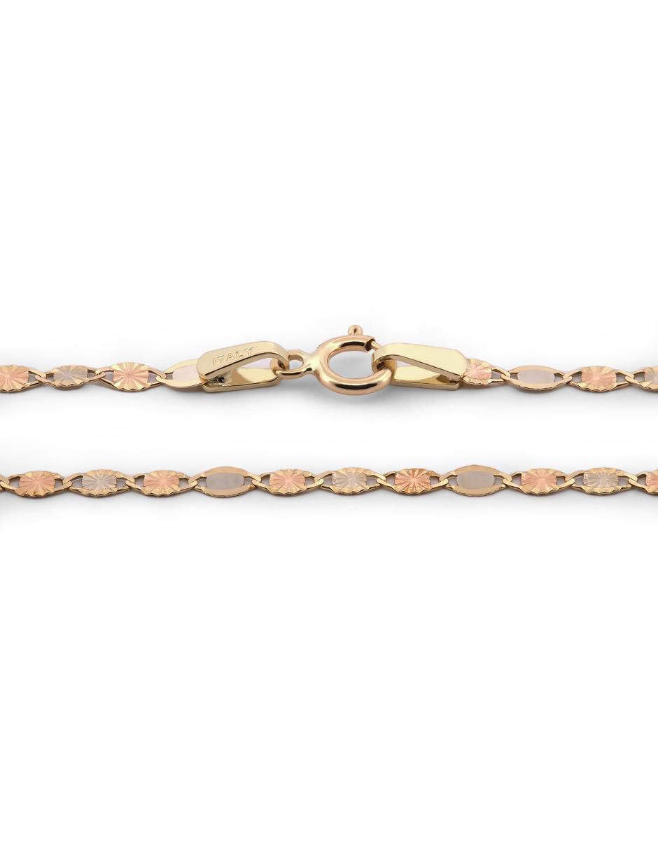 Pulsera de oro acabado liso 6