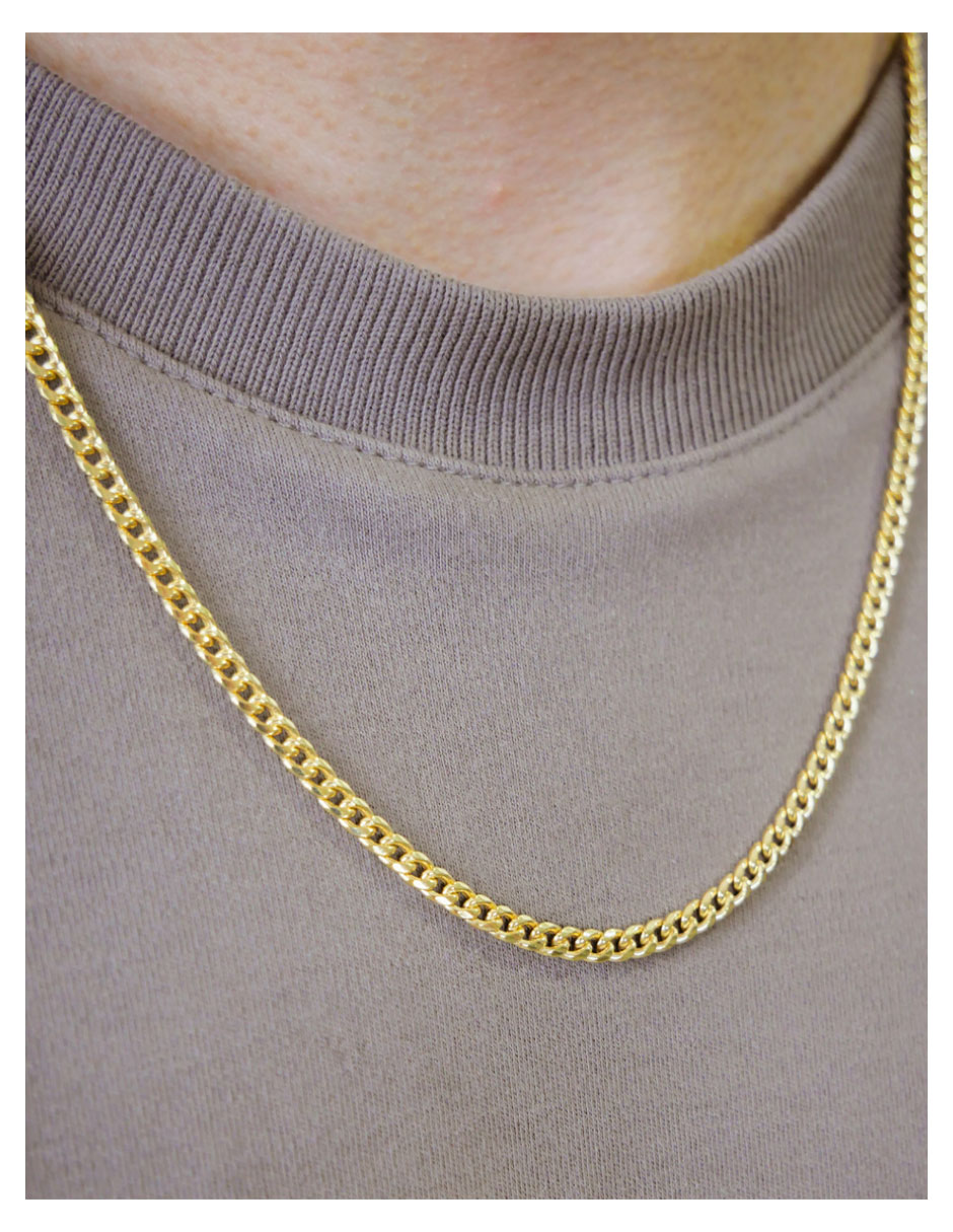 Cadena crixus joyeria de oro 10 k