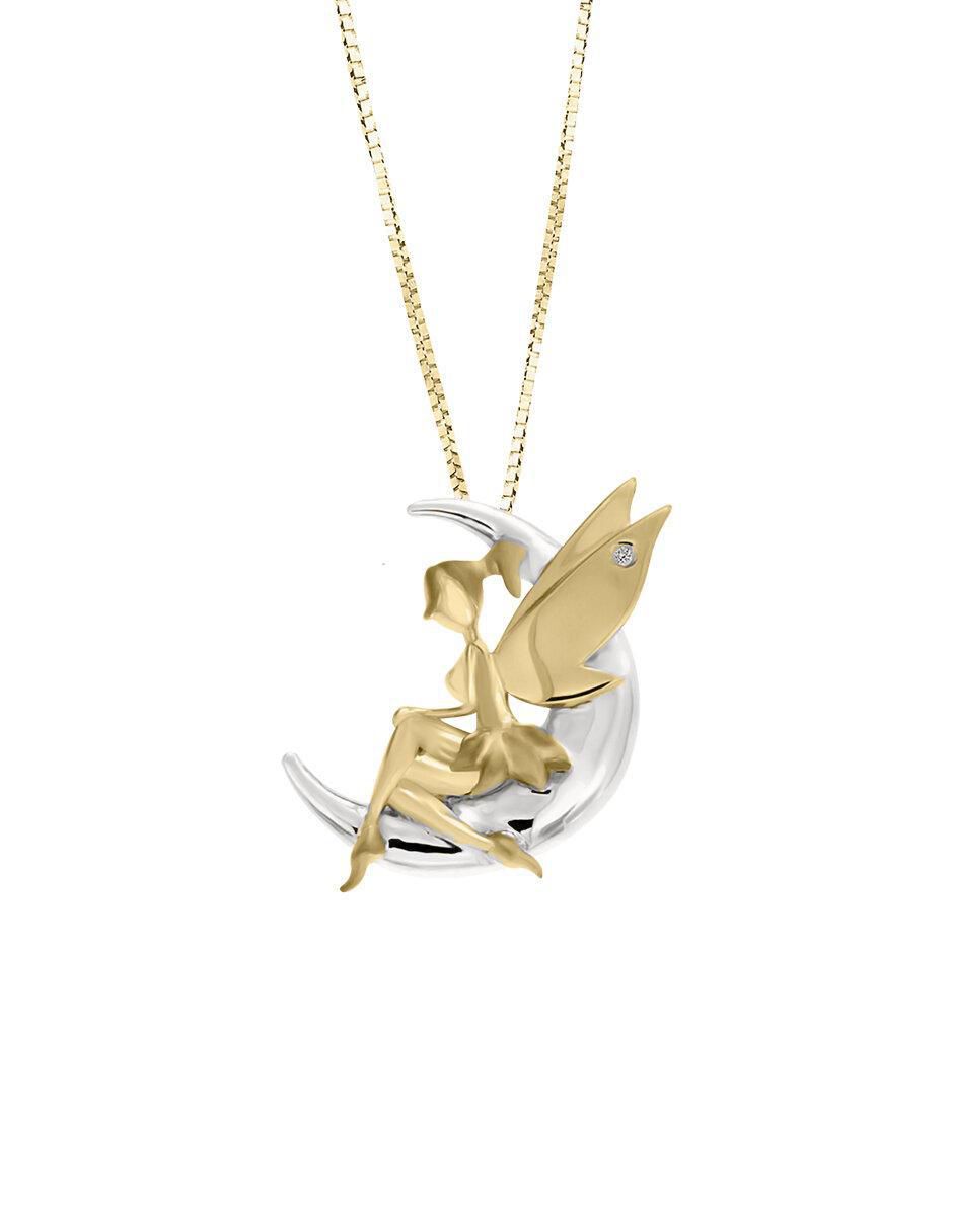 Colgante Y Dije de hada moony de oro 14 K Colgante Y Dije de hada moony de oro 14 K