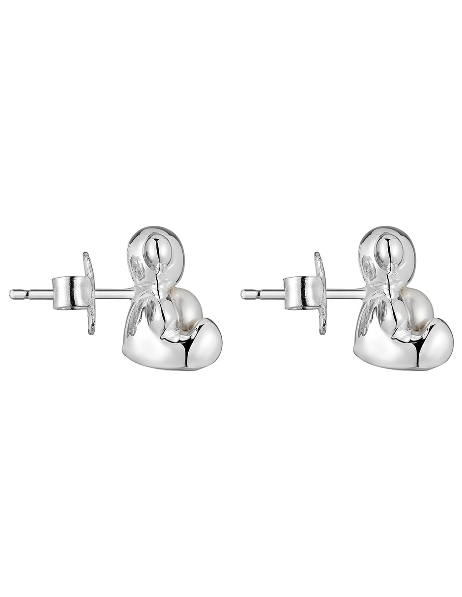 Aretes de oso Tous Bold Bear de plata P 925 con acabado espejo nácar
