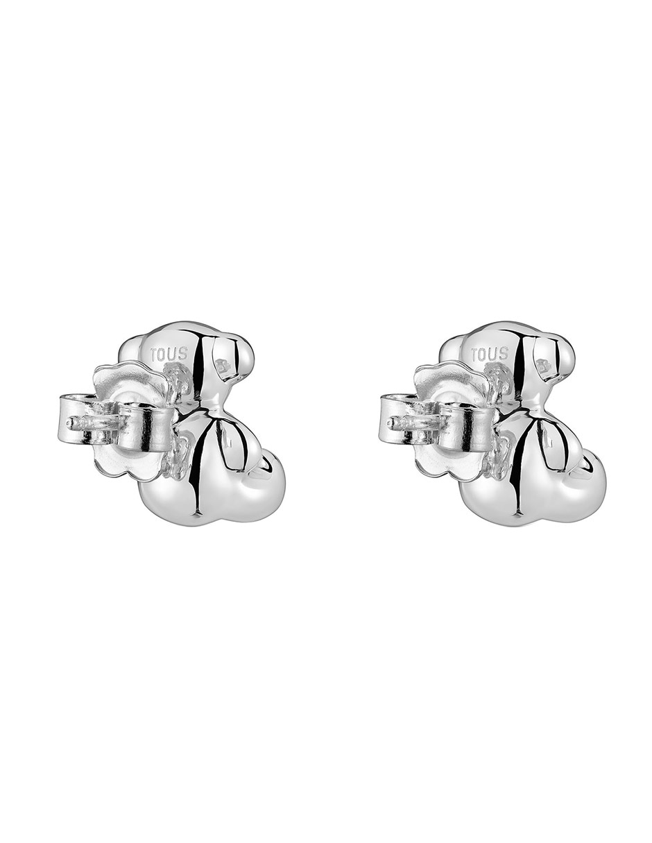 Aretes de oso Tous Bold Bear de plata P 925 con acabado espejo nácar