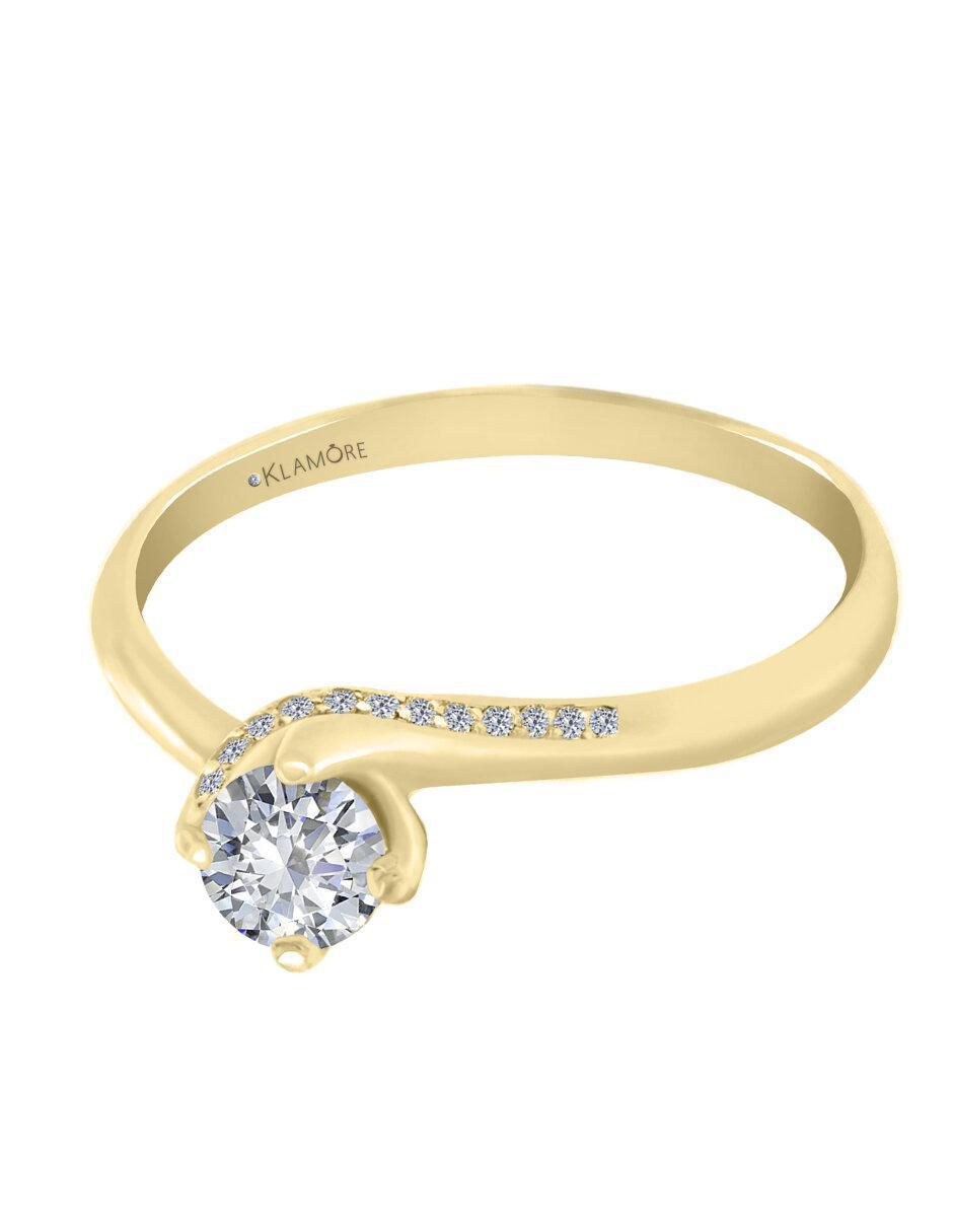 Solitario 14 k Fernanda diamante Solitario 14 k Fernanda diamante
