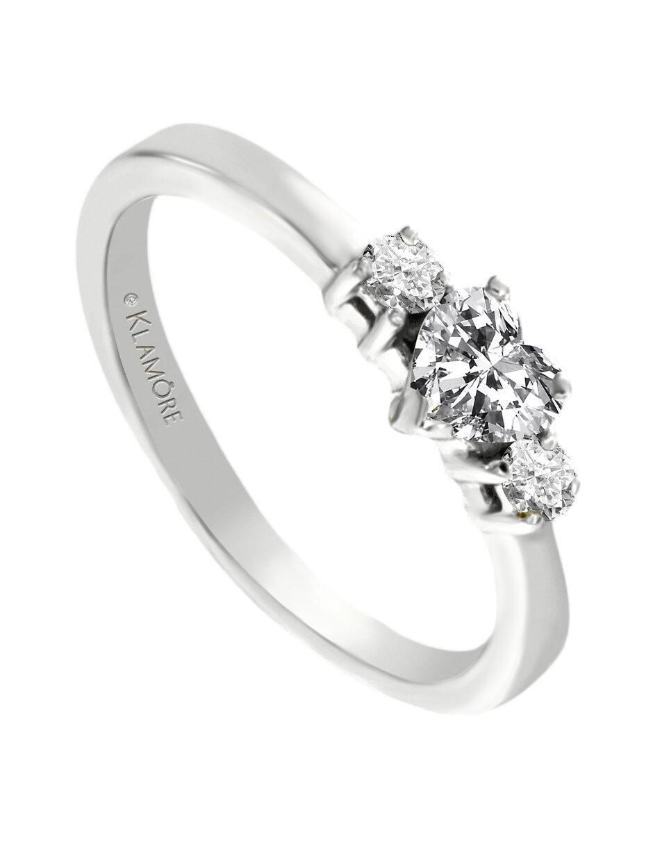 Solitario 14 k Aitana diamante 3