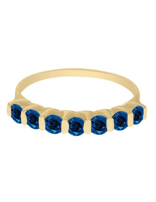 Churumbela de oro 14 k Fascinare Samay zafiro