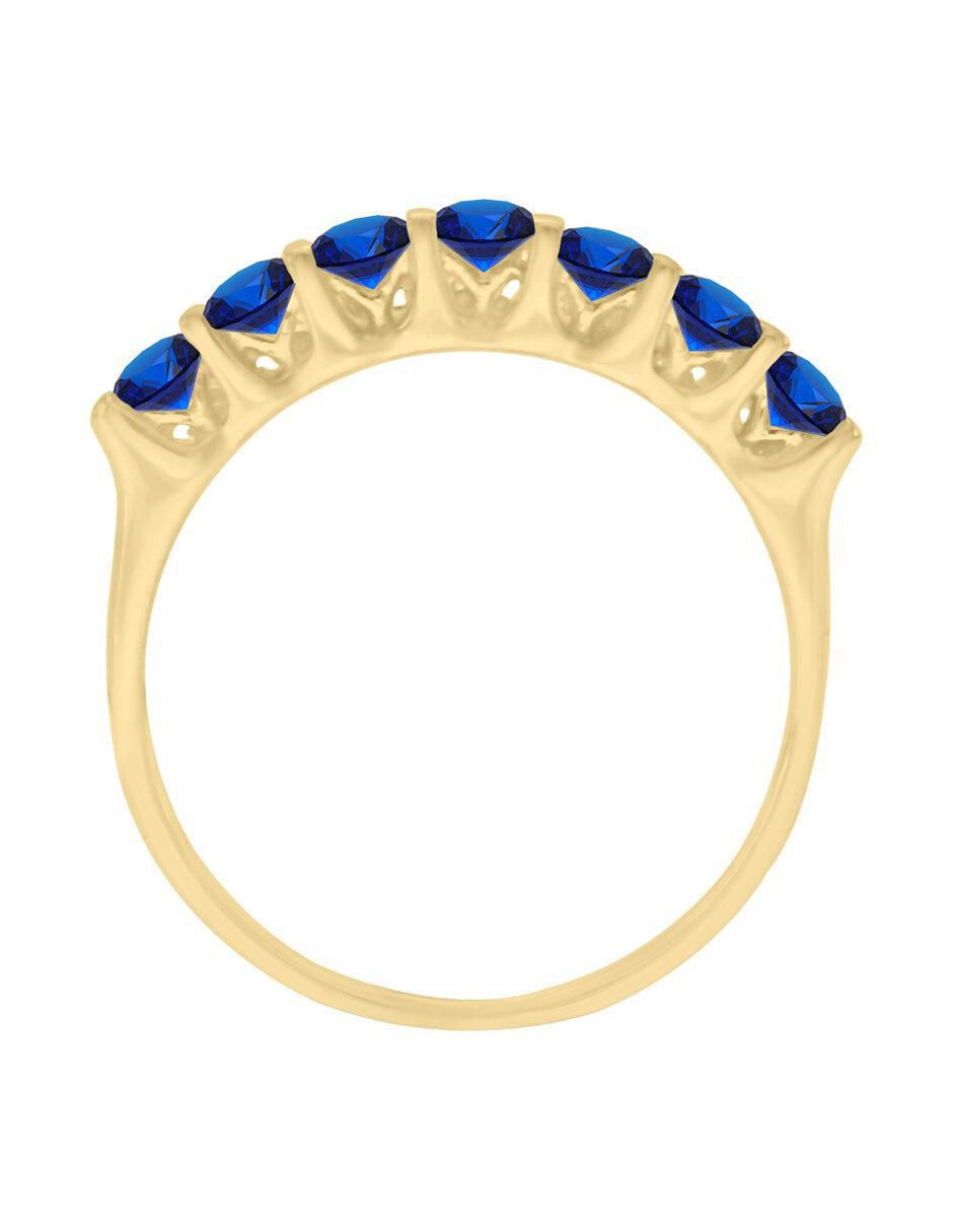 Churumbela de oro 14 k Fascinare Samay zafiro 2