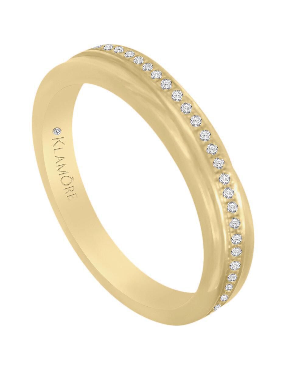 Argolla 14 k Shira diamante 4