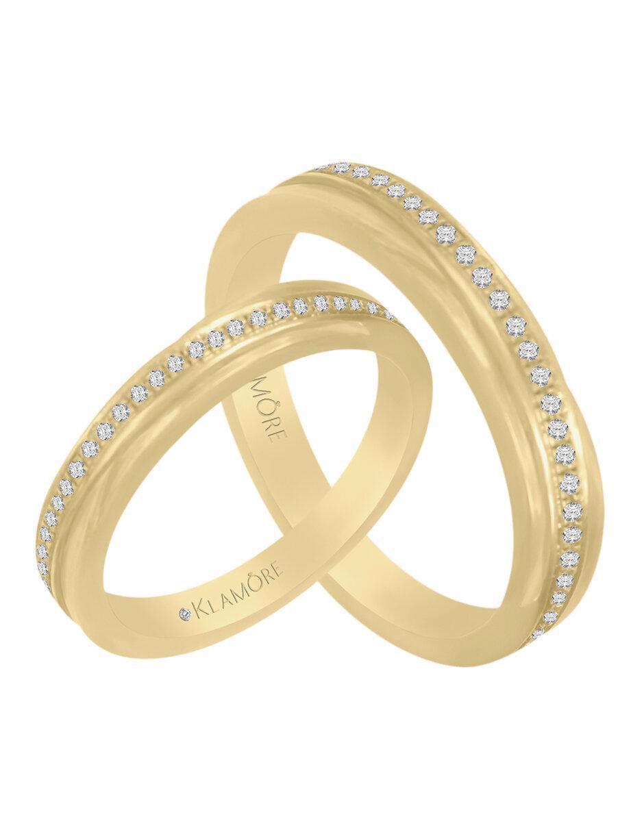Argolla 14 k Shira diamante 2