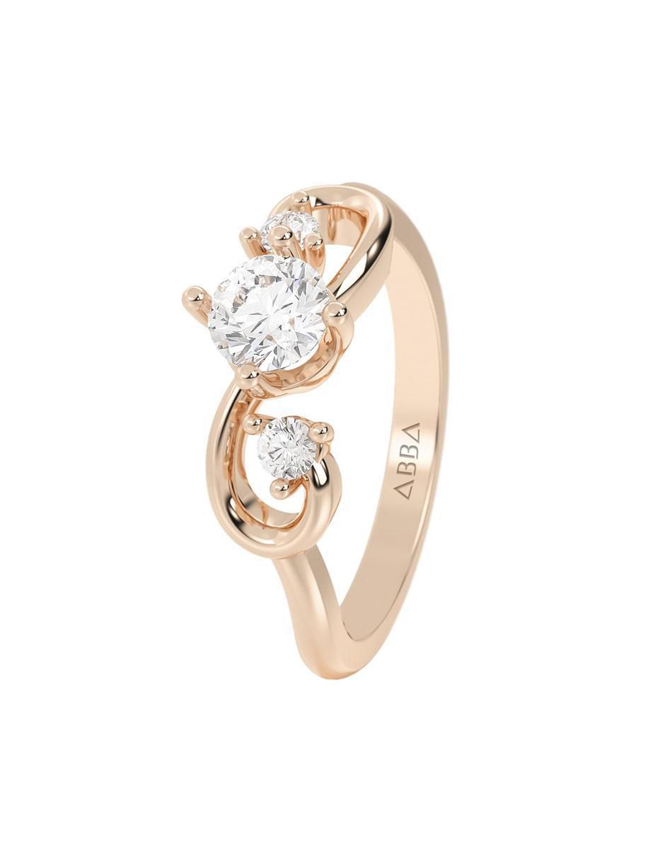 Anillo de compromiso 14 k 2